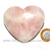 Coração Pedra Quartzo Rosa Natural Pedra do Amor Cod 134060 - comprar online