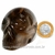 Crânio Fumê Pedra Lapidado Manualmente Artesanal Cod 126144 - comprar online