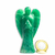 Anjo de Mesa Pedra Quartzo Verde Natural 10cm 150g 141418