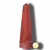Obelisco Quartzo Vermelho Natural Lapidação Manual 15 a 18cm