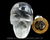 Crânio Quartzo Cristal Pedra Lapidado Artesanal Cod CC4199 - comprar online