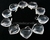 5 Pingente Coração Cristal Atacado Prata 950 Garra - buy online
