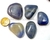 4 Cristal Azul Grande pedra Quartzo Rolado com 3 cm aproximadamente - Distribuidora CristaisdeCurvelo