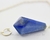 Pendulo Pedra Quartzo Azul Piramidal Lapidado Invertido - online store
