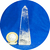 Obelisco Quartzo Cristal 7 cm Pedra Natural Classe A 90g