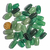Pedra Quartzo Verde Barril Furado Longitudinal 15mm Tipo B on internet