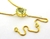 Colar Gravata Pedra Prasiolita Gema Natural Dourado - comprar online