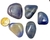 4 Cristal Azul Grande pedra Quartzo Rolado com 3 cm aproximadamente - comprar online