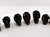 Cranio Furo Vazado Pedra Obsidiana Negra De Garimpo Esculpido Pequeno - loja online