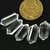 05 Micro Pontinha Bi Ponta Cristal Transparente 15mm pra montar joias - comprar online