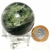 Esfera Epidoto Verde Incrustado no Quartzo Natural Cod 113568