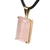 Colar Quartzo Rosa Facetado Manual Garra Dourado - buy online