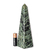 Obelisco Quartzo Brasil Pedra Natural 15cm 414g Cod 142201