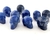 Cranio Não Pingente Quartzo Azul Esculpido Natural Pequeno - comprar online