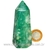 Ponta Jade Verde Extra Lapidado Pedra Natural Garimpo Cod 126758