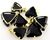 Colar Trillion Obsidiana Negra Garra Dourado - comprar online