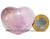 Coraçao Ametista Pedra Natural Ideal P/Presentear Cod 116116