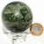 Esfera Epidoto Verde Incrustado no Quartzo Natural Cod 113575