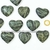 20 Coração Pedra Quartzo Brasil Natural 4.7 a 6.5cm ATACADO