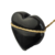 Pingente Pedra Coração Obsidiana Negra Difusor Aromaterapia on internet