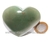 Coração Quartzo Verde Natural Comum Qualidade Cod 119835