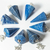 50 Pêndulos Sextavado Quartzo Azul Pedra Natural Facetado ATACADO - comprar online
