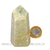 Ponta Jade Verde Lapidado Pedra Natural de Garimpo Cod 129004