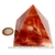 Pirâmide GRANDE Pedra Aragonita Vermelha Natural Queops 119030