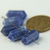 05 Micro Pontinha Bi Ponta Quartzo Azul 15mm pra montar joias - comprar online