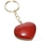 Chaveiro Coração Jaspe Vermelho Pedra da Saúde Reff 108009