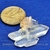 Bi Terminado Cristal Gêmeos Pedra Bruto Double Point Cod 126726