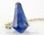 Pendulo Pedra Quartzo Azul Piramidal Lapidado Invertido - Distribuidora CristaisdeCurvelo