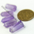 5 Micro Pontinha Ametista Pedra Natural 15mm pra montar joias - comprar online
