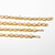 10 Pulseira Corrente Pedra Quartzo Cristal Colada Dourado ATACADO - Distribuidora CristaisdeCurvelo