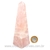 Obelisco Quartzo Rosa Natural Comum Qualidade Cod 127495