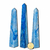 Obelisco Quartzo Azul Natural Lapidação Manual 9 a 12 cm - comprar online