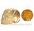 Cranio Citrino Natural Caveira Esculpido Skull Stone 119530 - comprar online