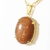 Colar Extra Cabochão Pedra do Sol Gold Stone Garra Prateado - buy online