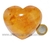 Coração Hematoide Amarelo Natural Presente Ideal Cod 116029