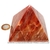 Pirâmide GRANDE Pedra Aragonita Vermelha Natural Queops 119027 - comprar online