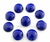 Lapis Lazuli Gema Lisa Pedra Natural 8ct 12mm Reff GL5415