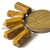 05 Micro Pontinha Jaspe Amarelo 15mm pra montar joias - comprar online