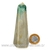 Ponta Jade Verde Lapidado Pedra Natural de Garimpo Cod 128992