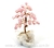 Árvore Da Felicidade Pedra Quartzo Rosa na Drusa REFF AD9580 - comprar online