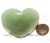 Coração Quartzo Verde Natural Comum Qualidade Cod 119830