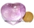 Coraçao Ametista Pedra Natural Ideal P/Presentear Cod 116126