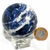 Esfera Sodalita Azul Bola Pedra Natural Garimpo Cod 113490