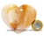 Coração Hematoide Amarelo Natural Presente Ideal Cod 116036
