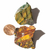Kit Cascalho Jaspe Verde Pedra Bruta Natural 35 a 40mm 53,9g on internet