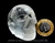 Crânio Quartzo Cristal Pedra Lapidado Artesanal Cod CC4199